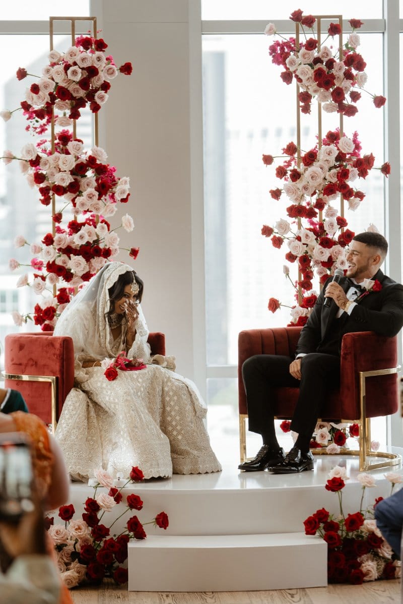 Skybox, San Diego, CA luxury wedding flowers by CHIC Flowers - arrangement 3