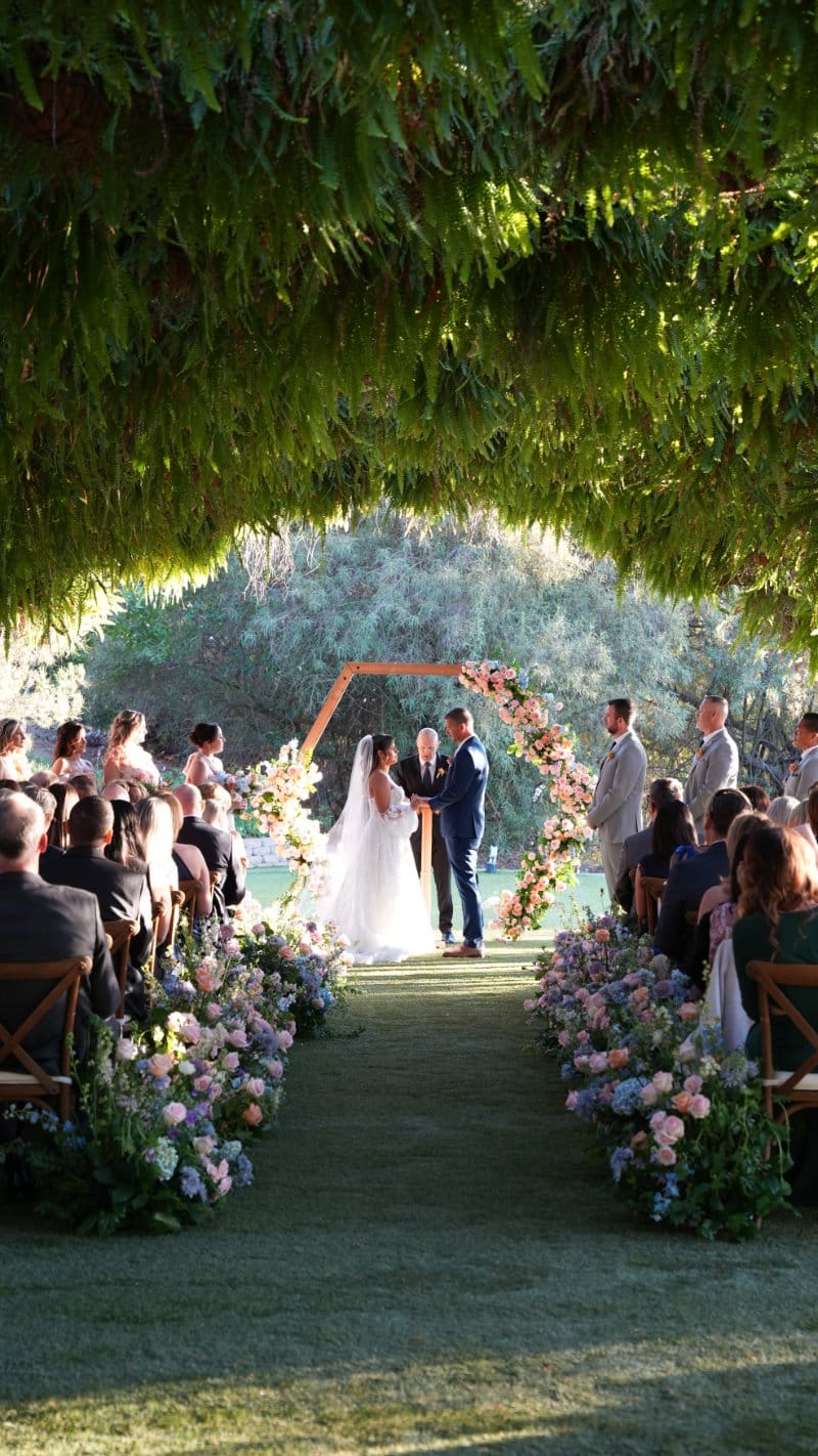 Ethereal Gardens, Escondido, CA luxury wedding flowers by CHIC Flowers - arrangement 1