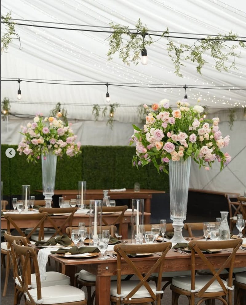 Botanica, Oceanside, CA luxury wedding flowers by CHIC Flowers - arrangement 4