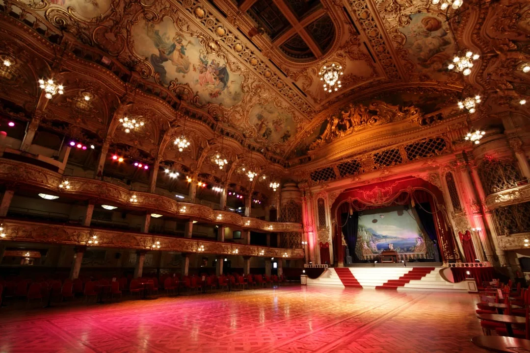 Ceiling Drape and Floral Chandelier Installations