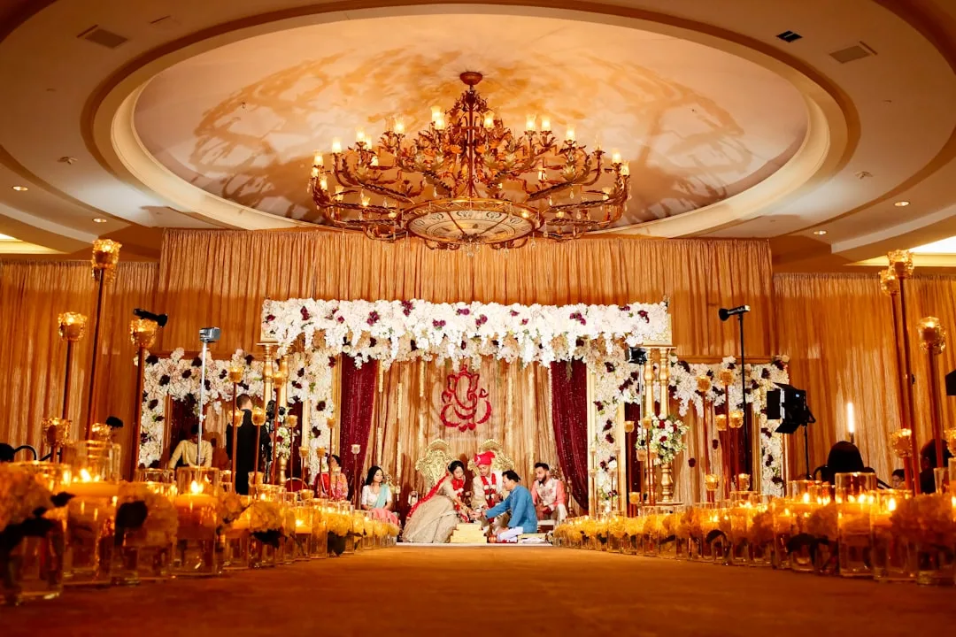 Indian Wedding Reception Stage Design