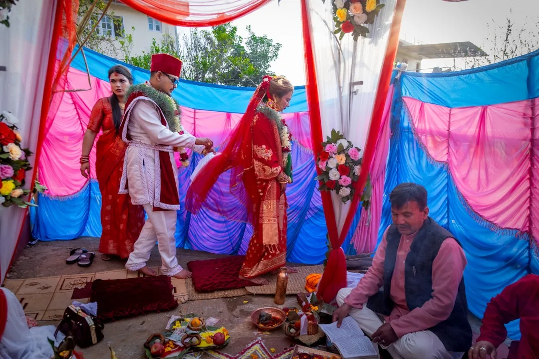 Sikh-Christian Fusion Wedding Florist