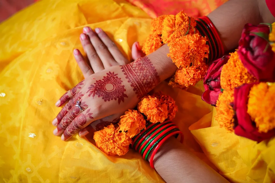 Marigold (Genda Phool) in Indian Weddings