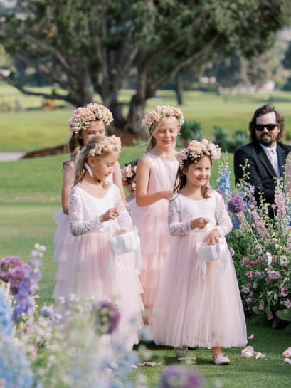 La Jolla Country Club, CA luxury wedding flowers by CHIC Flowers - arrangement 6