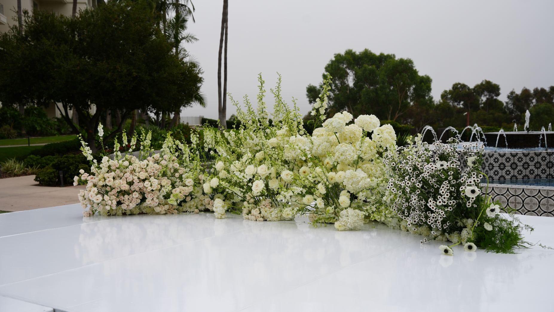Park Hyatt Aviara luxury wedding flowers by CHIC Flowers - arrangement 6