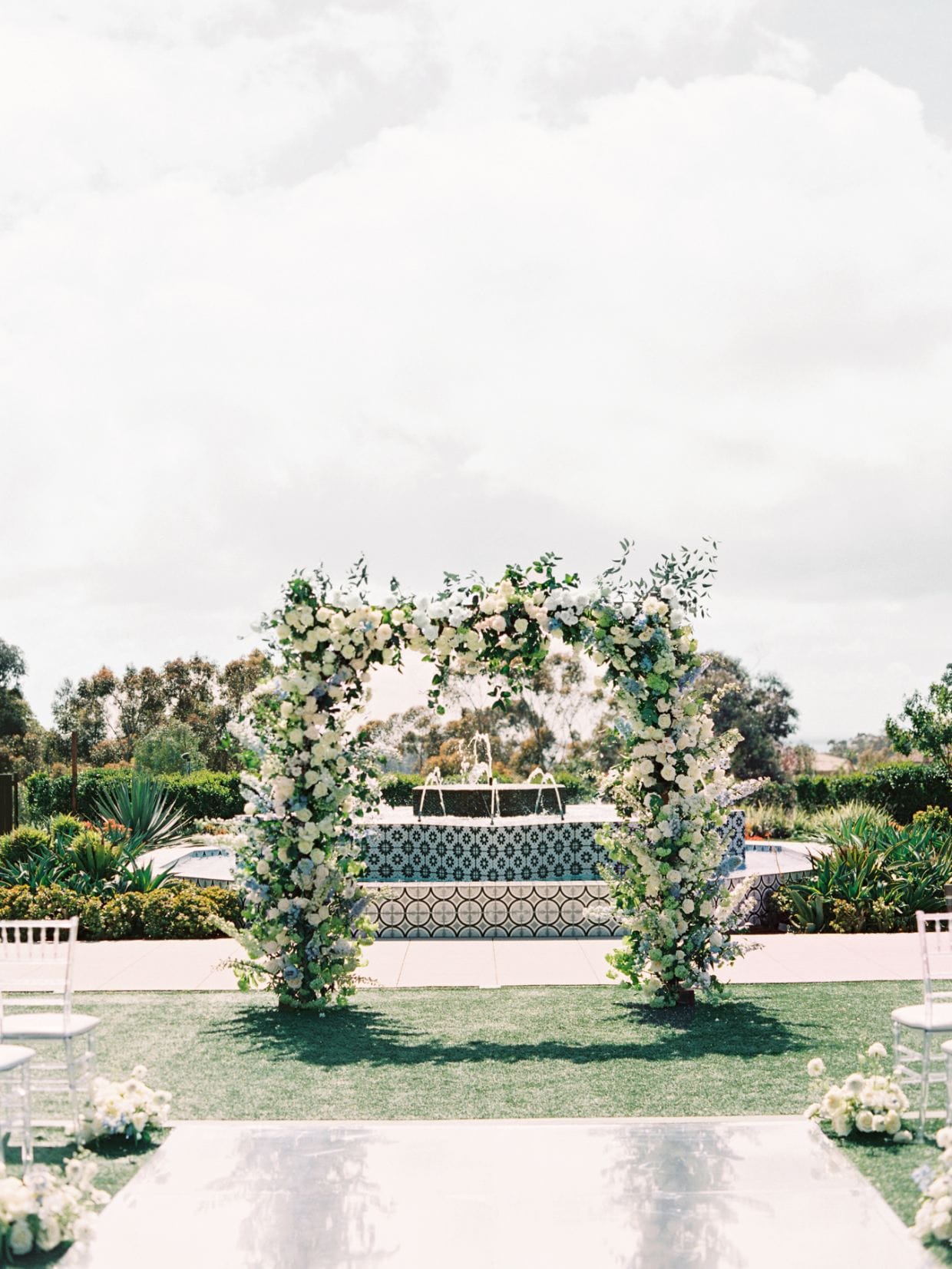 Park Hyatt Aviara, Carlsbad, CA luxury wedding flowers by CHIC Flowers - arrangement 11