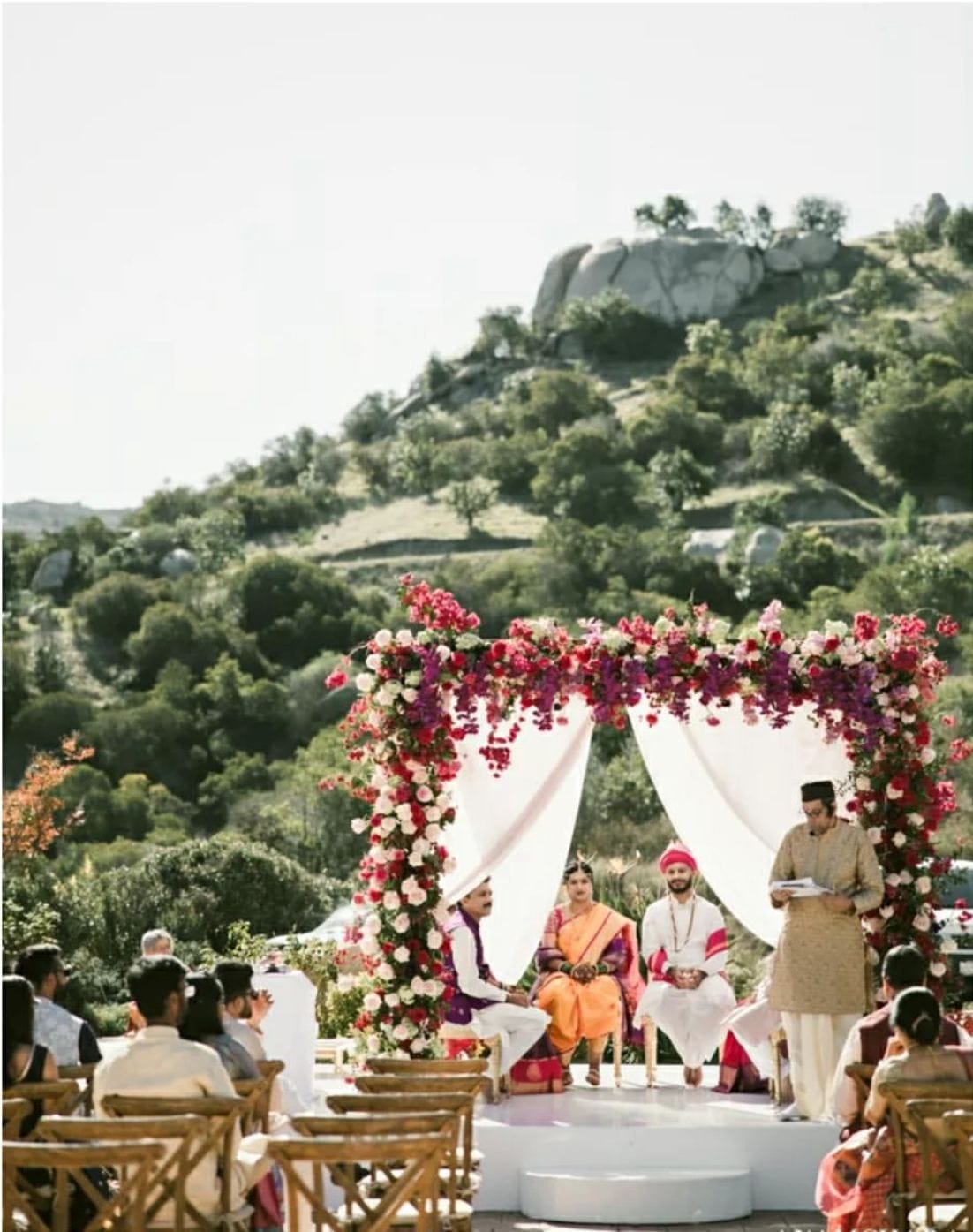 Private Residence, Rancho Santa Fe luxury wedding flowers by CHIC Flowers - arrangement 2