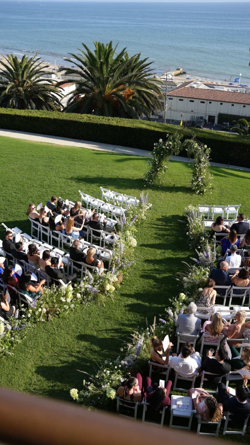 Bel Air Bay Club, Malibu , CA - Luxury wedding flowers by CHIC Flowers San Diego