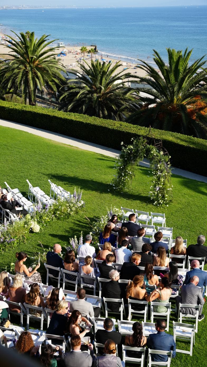 Bel Air Bay Club, Malibu , CA luxury wedding flowers by CHIC Flowers - arrangement 26