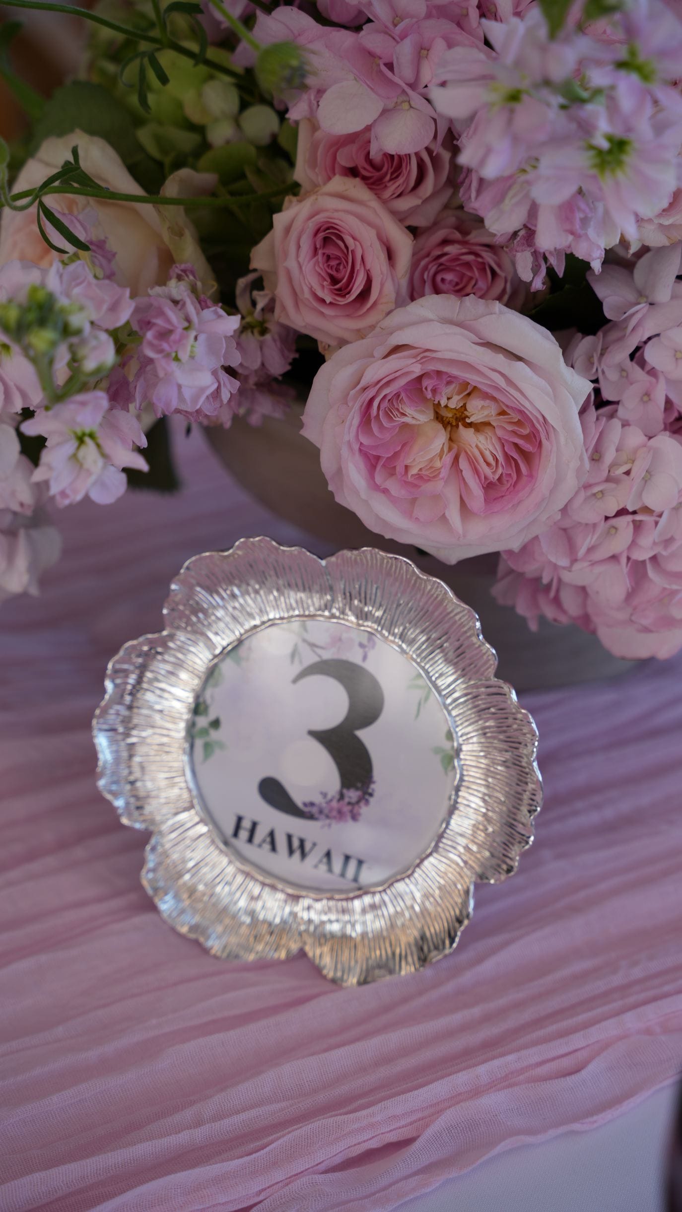 Hotel Del Coronado, CA luxury wedding flowers by CHIC Flowers - arrangement 7