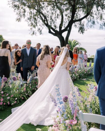 La Jolla Country Club, CA luxury wedding flowers by CHIC Flowers - arrangement 7