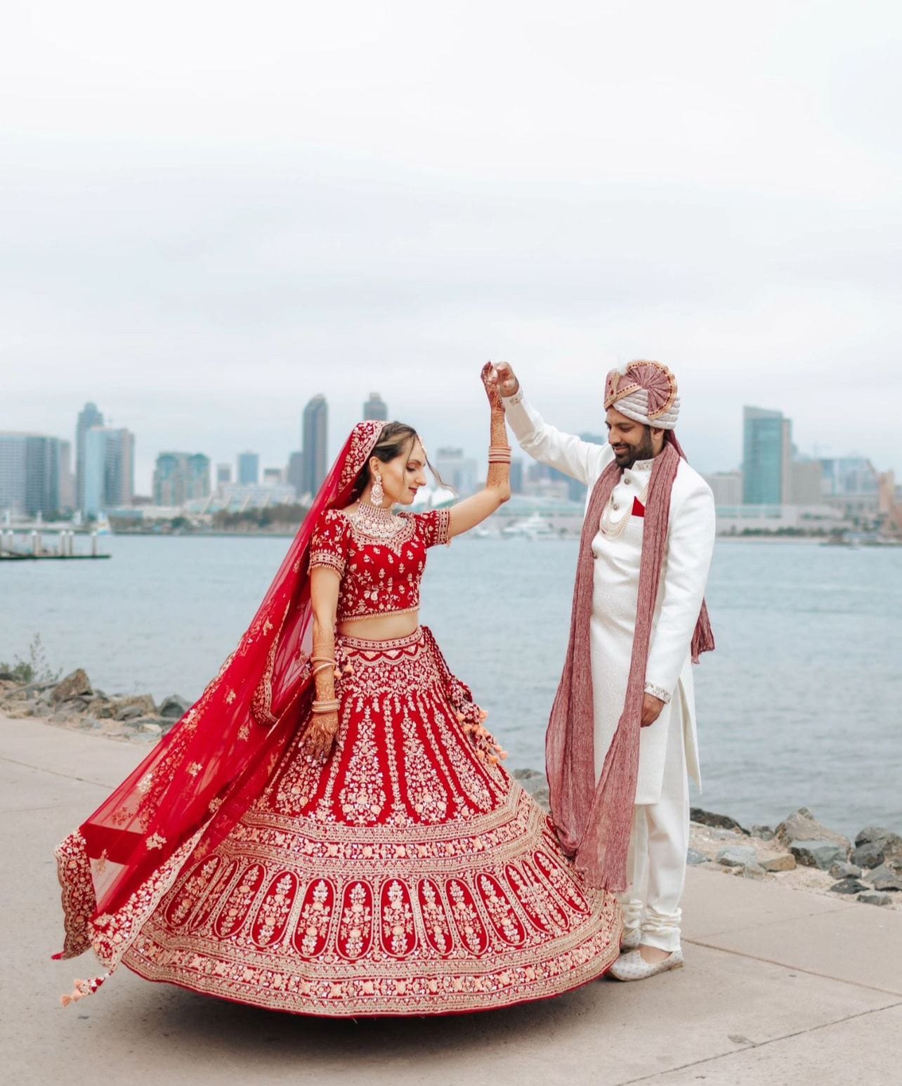 Marriott Resort, Coronado, CA luxury wedding flowers by CHIC Flowers - arrangement 2