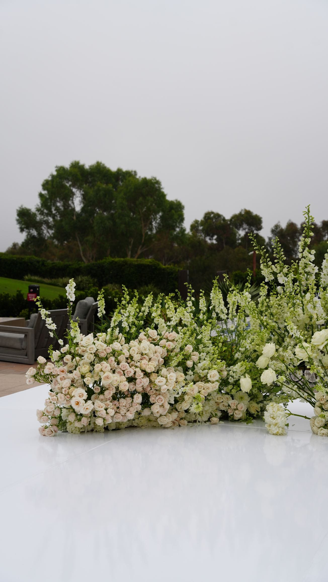 Park Hyatt Aviara luxury wedding flowers by CHIC Flowers - arrangement 3