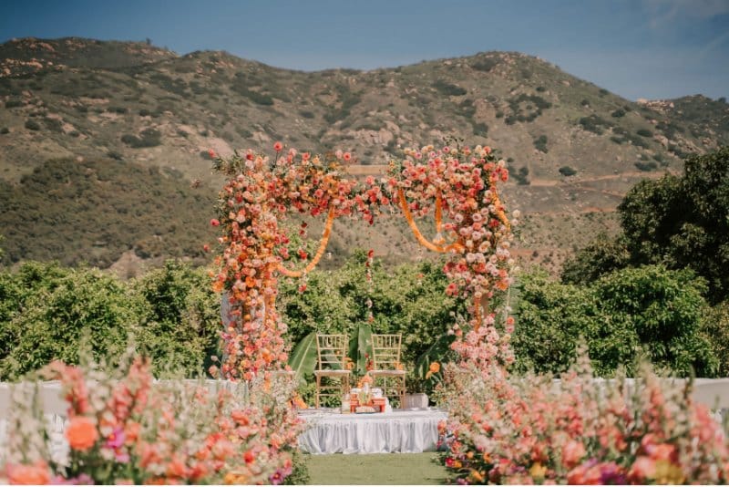 Rancho Guejito, Escondido, CA luxury wedding flowers by CHIC Flowers - arrangement 9