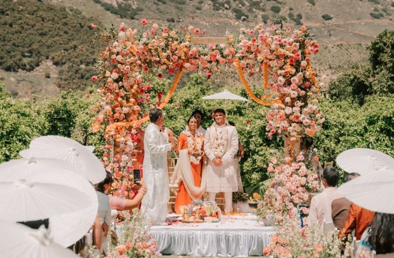 Rancho Guejito, Escondido, CA luxury wedding flowers by CHIC Flowers - arrangement 17