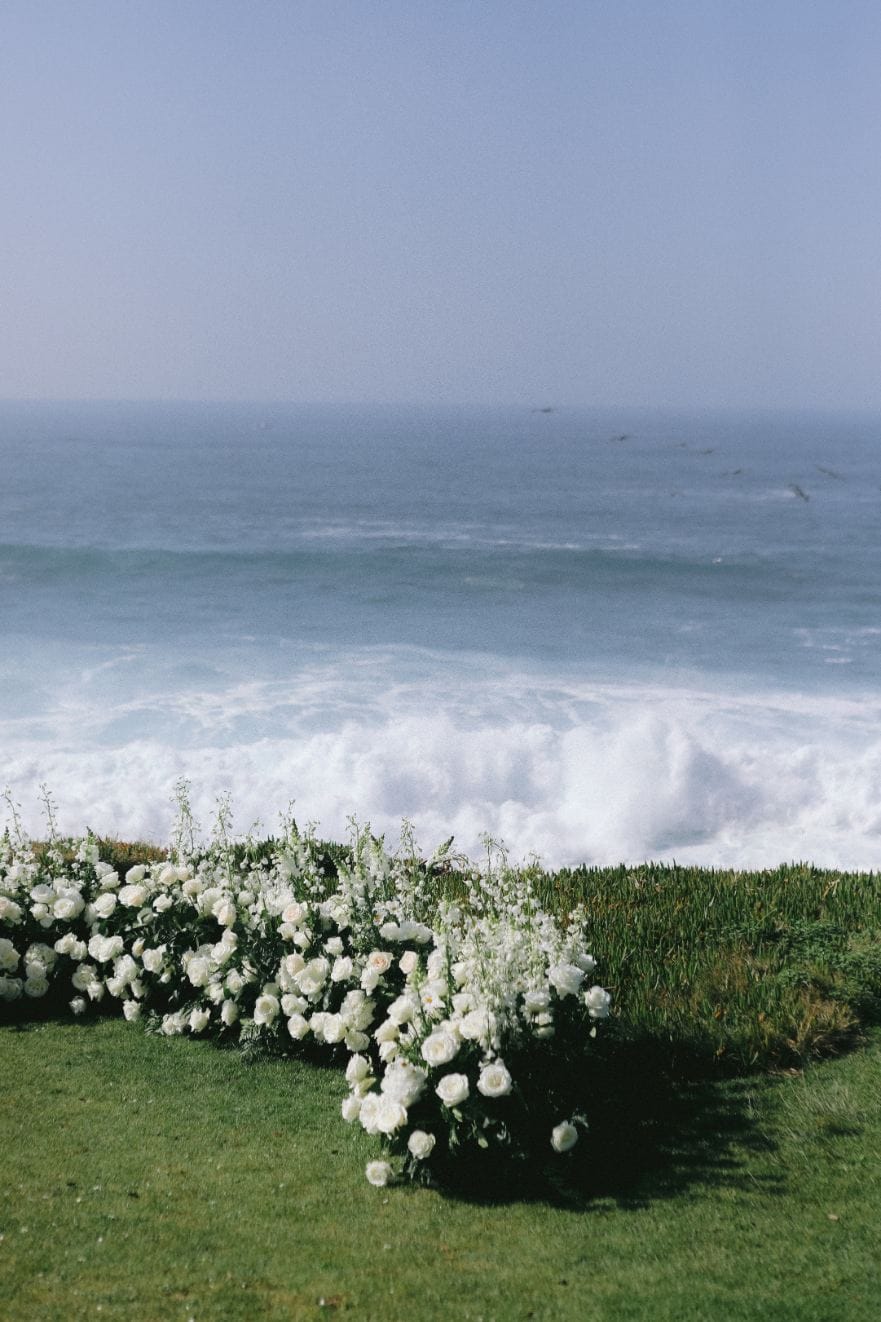 White Wedding at the Wedding Bowl luxury wedding flowers by CHIC Flowers - arrangement 8