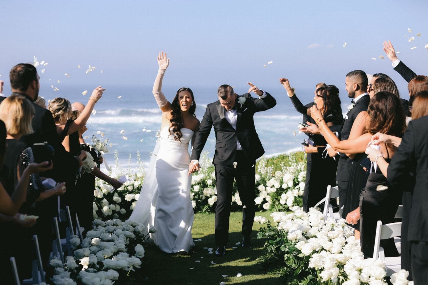 White Wedding at the Wedding Bowl luxury wedding flowers by CHIC Flowers - arrangement 13